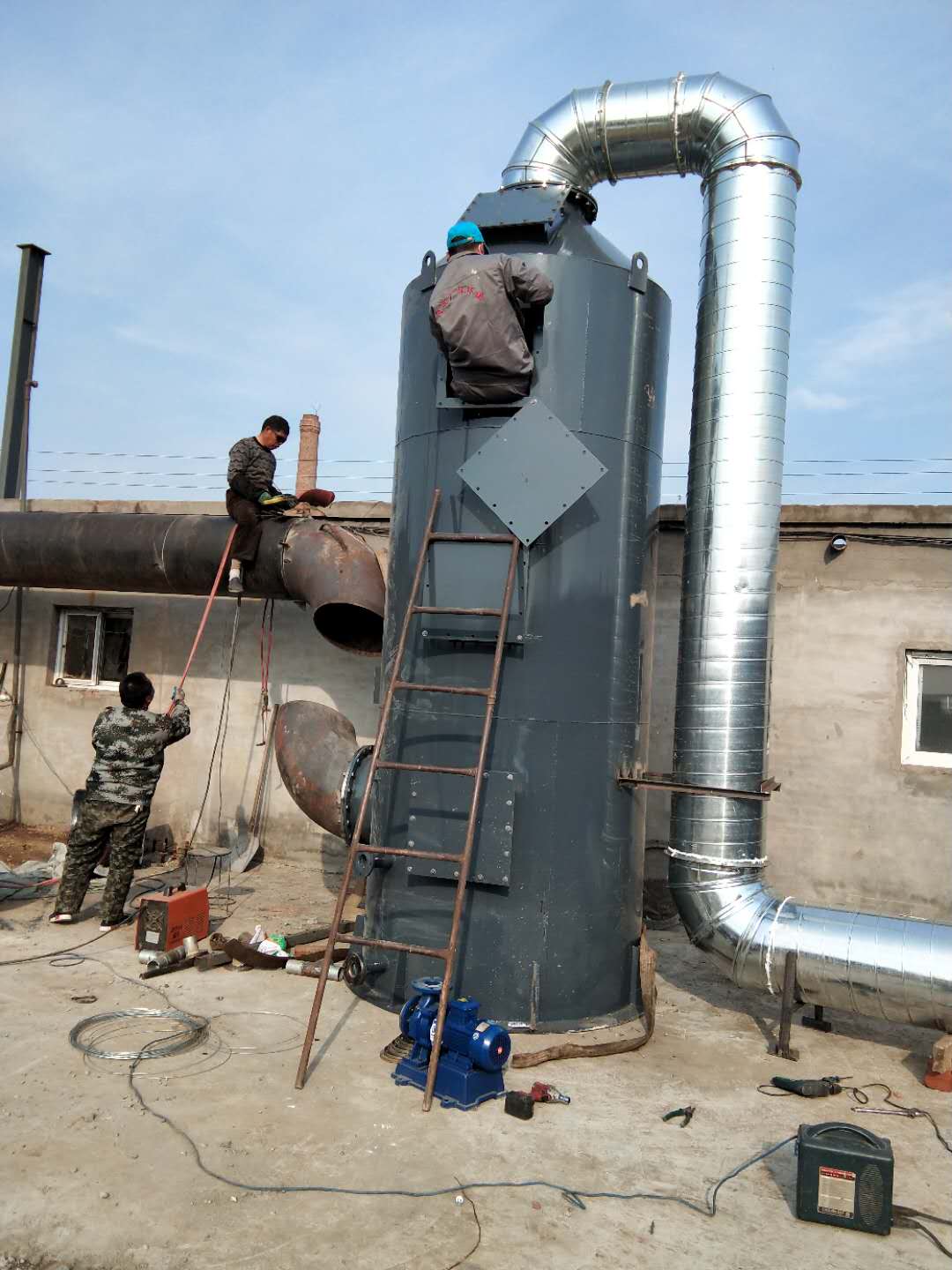 瀝青攪拌站污染有多大怎么處理煙氣的