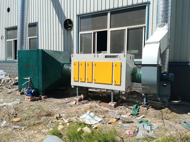 山西泵業(yè)車間涂裝廢氣凈化方案